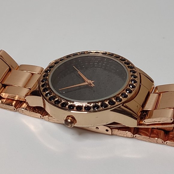 Rose Gold Tone Strada Watch With Black Dial - Picture 4 of 11
